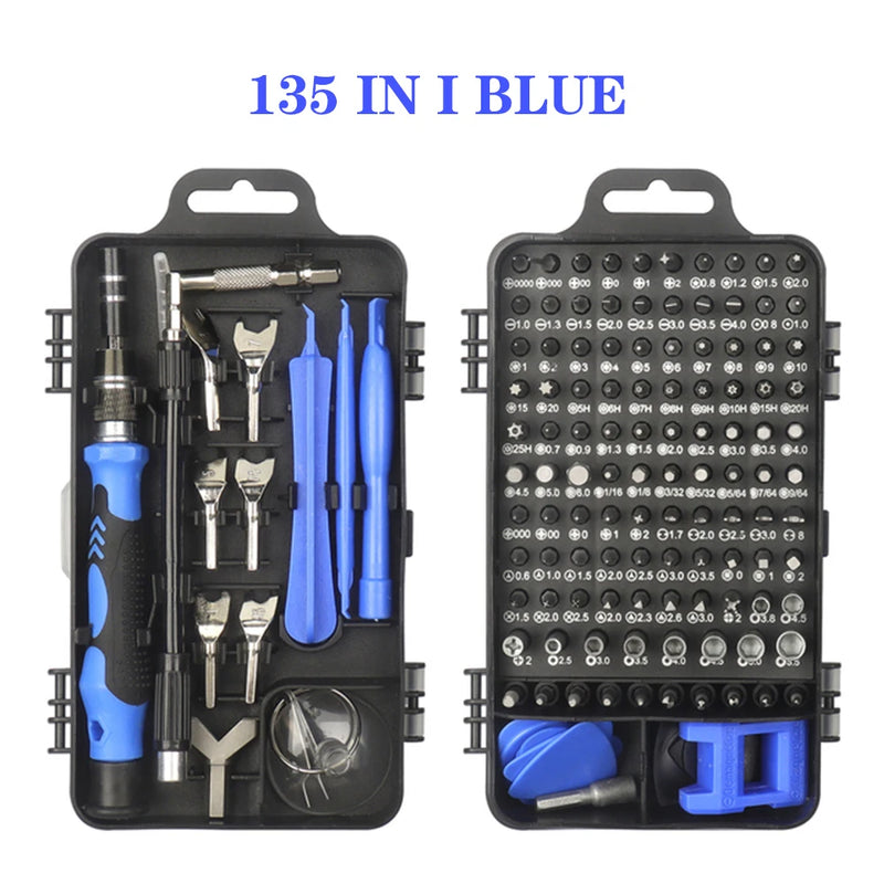 Conjunto de chave de fenda magnética torx phillips, kit de brocas wozobuy com removedor de chave elétrica, ferramentas para reparo de telefone e pc