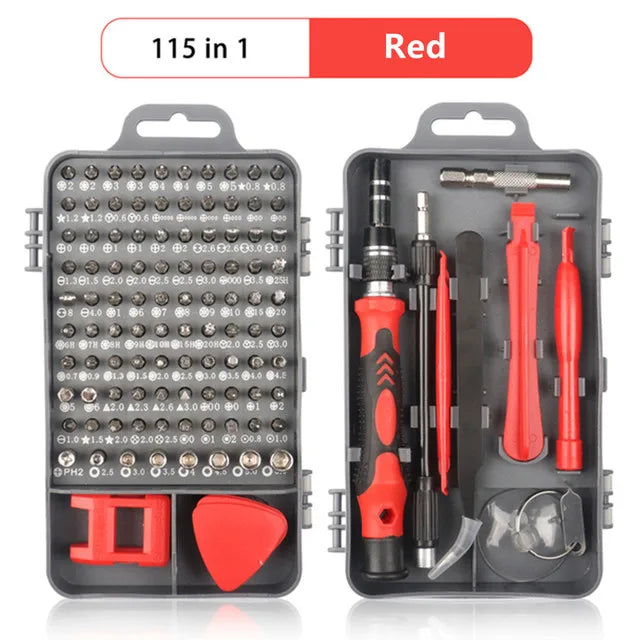 Conjunto de chave de fenda magnética torx phillips, kit de brocas wozobuy com removedor de chave elétrica, ferramentas para reparo de telefone e pc