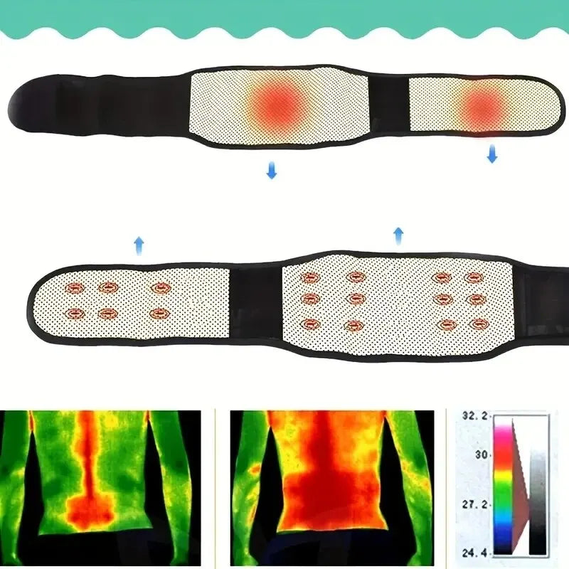 Cinto de terapia magnética de apoio esportivo e cuidados com o corpo